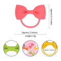 UNIQ Baby Girls Hair Bows Ties Mini Boutique Elastic Hair Rubber Ribbon Hair Band Accessories for Kids